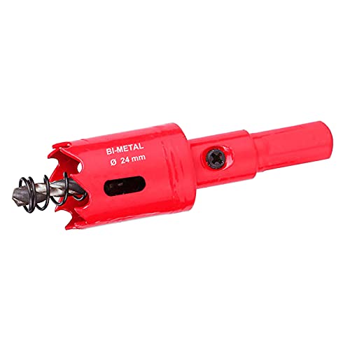 SagaSave 24mm M42 HSS Bimetall-Lochsäge, Lochöffner-Bohrer mit positiven Rechenzähnen für Metall, Holz, Eisen, Aluminium, Trockenbau, Rohr, Kunststoff, Faserplatten SagaSave 24mm M42 HSS Bimetall-Lochsäge, Lochöffner-Bohrer mit positiven Rechenzähnen für Metall, Holz, Eisen, Aluminium, Trockenbau, Rohr, Kunststoff, Faserplatten von SagaSave