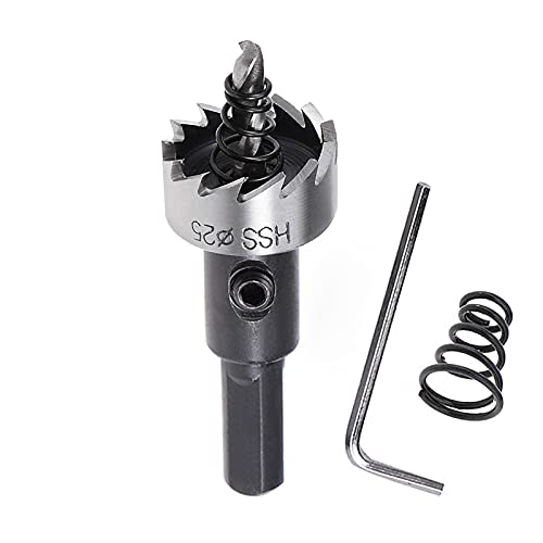 SagaSave 25mm HSS Bimetall Lochsäge, Lochöffner-Bohrer mit positiven Rechenzähnen für Metall Eisen Aluminium Holz Trockenbau Rohr Kunststoff Faserplatten 1 Stück SagaSave 25mm HSS Bimetall Lochsäge, Lochöffner-Bohrer mit positiven Rechenzähnen für Metall Eisen Aluminium Holz Trockenbau Rohr Kunststoff Faserplatten 1 Stück von SagaSave