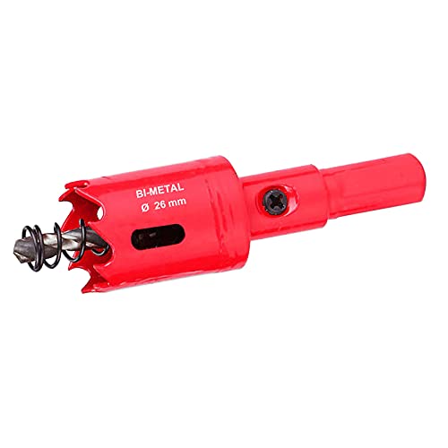 SagaSave 26mm M42 HSS Bimetall-Lochsäge, Lochöffner-Bohrer mit positiven Rechenzähnen für Metall, Holz, Eisen, Aluminium, Trockenbau, Rohr, Kunststoff, Faserplatten SagaSave 26mm M42 HSS Bimetall-Lochsäge, Lochöffner-Bohrer mit positiven Rechenzähnen für Metall, Holz, Eisen, Aluminium, Trockenbau, Rohr, Kunststoff, Faserplatten von SagaSave
