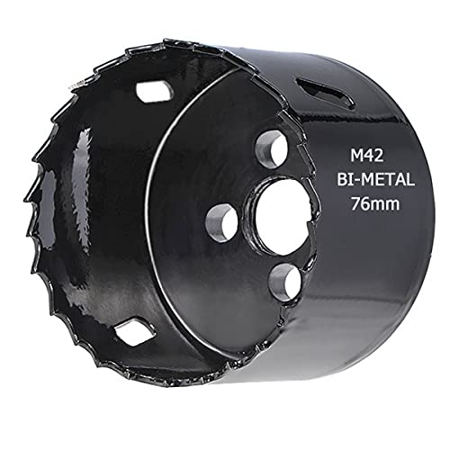 SagaSave 3" 76mm Lochsägeblatt, Maislochbohrmaschine für Edelstahl Cornhole Kohlenstoffstahl & BI-Metall Schwerlaststahl SagaSave 3" 76mm Lochsägeblatt, Maislochbohrmaschine für Edelstahl Cornhole Kohlenstoffstahl & BI-Metall Schwerlaststahl von SagaSave