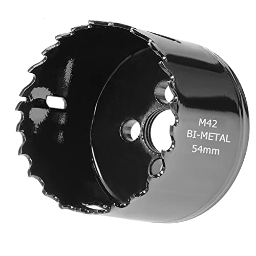 SagaSave 5,4 cm 54 mm Lochsägeblatt, Maislochbohrmaschine für Edelstahl Cornhole Kohlenstoffstahl & BI-Metall Schwerlaststahl von SagaSave