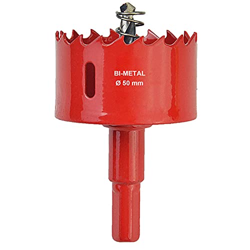 SagaSave 50mm M42 HSS Bimetall-Lochsäge, Lochöffner-Bohrer mit positiven Rechenzähnen für Metall, Holz, Eisen, Aluminium, Trockenbau, Rohr, Kunststoff, Faserplatten SagaSave 50mm M42 HSS Bimetall-Lochsäge, Lochöffner-Bohrer mit positiven Rechenzähnen für Metall, Holz, Eisen, Aluminium, Trockenbau, Rohr, Kunststoff, Faserplatten von SagaSave
