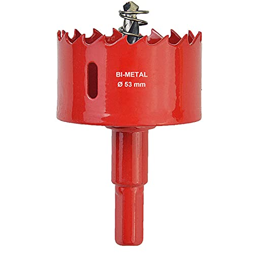 SagaSave 53mm M42 HSS Bimetall-Lochsäge, Lochöffner-Bohrer mit positiven Rechenzähnen für Metall, Holz, Eisen, Aluminium, Trockenbau, Rohr, Kunststoff, Faserplatten SagaSave 53mm M42 HSS Bimetall-Lochsäge, Lochöffner-Bohrer mit positiven Rechenzähnen für Metall, Holz, Eisen, Aluminium, Trockenbau, Rohr, Kunststoff, Faserplatten von SagaSave