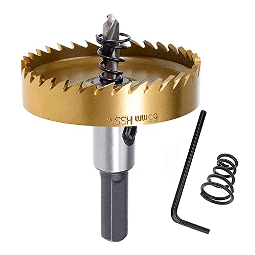 SagaSave 65mm HSS Bimetall Lochsäge, Lochfräse Schnellarbeitsstahl HSS Bimetall,Profi-Aufsatz für Metall Eisen Aluminium Holz Trockenbau Rohr Kunststoff SagaSave 65mm HSS Bimetall Lochsäge, Lochfräse Schnellarbeitsstahl HSS Bimetall,Profi-Aufsatz für Metall Eisen Aluminium Holz Trockenbau Rohr Kunststoff von SagaSave