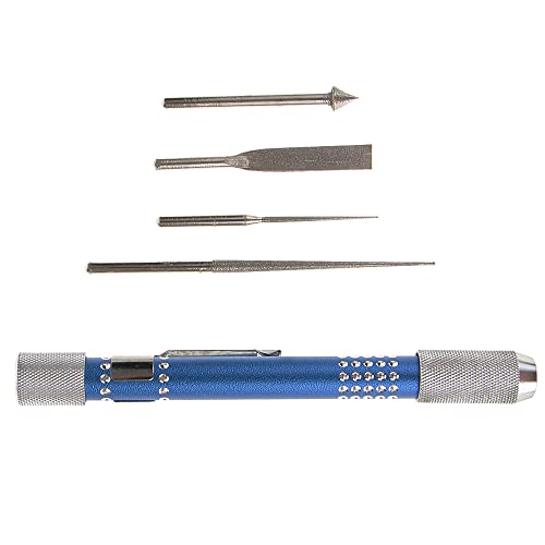 SagaSave Diamant-Reibahle und Feilen-Set, multifunktional, tragbar, mit Diamantspitze und 4 Ersatz für Heimwerker und Schmuckherstellung SagaSave Diamant-Reibahle und Feilen-Set, multifunktional, tragbar, mit Diamantspitze und 4 Ersatz für Heimwerker und Schmuckherstellung von SagaSave