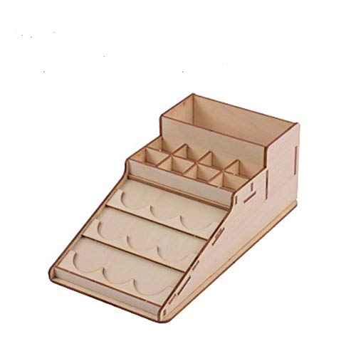 SagaSave Farbständer Modellbau Farben Werkzeuge Aufbewahrung Organizer 4 Typen Farbständer Miniaturen Farbhalter Pinselhalter Regal von SagaSave