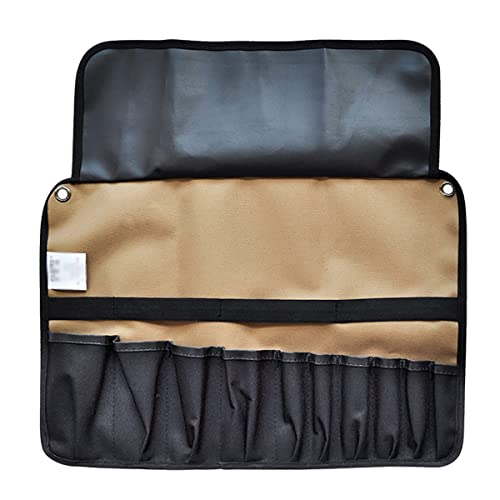 Werkzeug-Rolltasche, 10 Taschen, Werkzeugtaschen, tragbare Werkzeugtasche, Werkzeug-Rollkoffer, Aufbewahrungstasche, Schraubenschlüssel, Zange, Schraubenschlüssel, Halter, Segeltuch-Organizer Werkzeug-Rolltasche, 10 Taschen, Werkzeugtaschen, tragbare Werkzeugtasche, Werkzeug-Rollkoffer, Aufbewahrungstasche, Schraubenschlüssel, Zange, Schraubenschlüssel, Halter, Segeltuch-Organizer von SagaSave