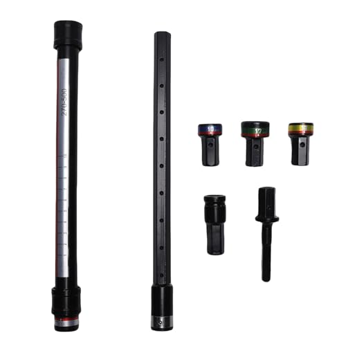 Sahgsa 8PCS Retactable Multi -Function Socket Set - 27-50 Cm Verlängerungsleiste, Tragbares Design | Für die Sechskantmutterinstallation Ideal Für Decken und Schwer zu Erreichen Sahgsa 8PCS Retactable Multi -Function Socket Set - 27-50 Cm Verlängerungsleiste, Tragbares Design | Für die Sechskantmutterinstallation Ideal Für Decken und Schwer zu Erreichen von Sahgsa