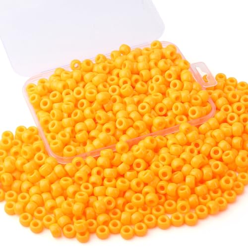 Sahoottie Pony Beads 500 Stück 6 x 9 mm Dunkelorange Perlen Großes Loch Kandi Beads Pony Perlen für Armbänder Zöpfe Haarperlen Freundschaft DIY Basteln Party Dekoration Sahoottie Pony Beads 500 Stück 6 x 9 mm Dunkelorange Perlen Großes Loch Kandi Beads Pony Perlen für Armbänder Zöpfe Haarperlen Freundschaft DIY Basteln Party Dekoration von Sahoottie