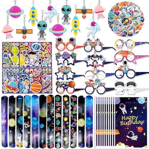 104 Stück Weltraum Kindergeburtstag Mitgebsel Set, Space Party Gastgeschenke Kit mit Schnapparmbänder Partygläser Schlüsselanhänger Geschenktüten Weltraumaufkleber für Jungen Mädchen Geburtstagsdeko 104 Stück Weltraum Kindergeburtstag Mitgebsel Set, Space Party Gastgeschenke Kit mit Schnapparmbänder Partygläser Schlüsselanhänger Geschenktüten Weltraumaufkleber für Jungen Mädchen Geburtstagsdeko von Saier tbo