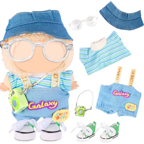 Kleidung und Zubehör Set für 17 cm große Puppe (grün) von Saier tbo