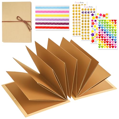 Mini Fotoalbum zum Selbstgestalten, Akkordeon Kleines Fotoalben DIY Scrapbook Fotobuch mit Fotoecken Emoticon-Aufkleber Liebesaufkleber Sternaufkleber für Abschluss Geburtstags Geschenk (17.5x11.5cm) Mini Fotoalbum zum Selbstgestalten, Akkordeon Kleines Fotoalben DIY Scrapbook Fotobuch mit Fotoecken Emoticon-Aufkleber Liebesaufkleber Sternaufkleber für Abschluss Geburtstags Geschenk (17.5x11.5cm) von Saier tbo