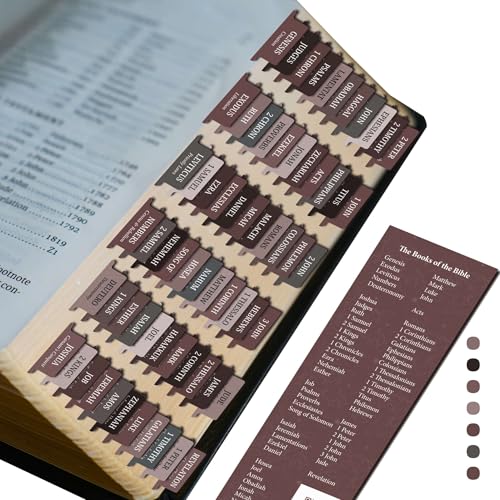 Saintilway Productions Bibelreiter, hochwertig, reißfest, einfach anzubringen, laminiert für lange Haltbarkeit, Altes & Neues Testament, perfekt für alle Bibeln, für Frauen und Männer (Rose Ebenholz) von Saintilway Productions