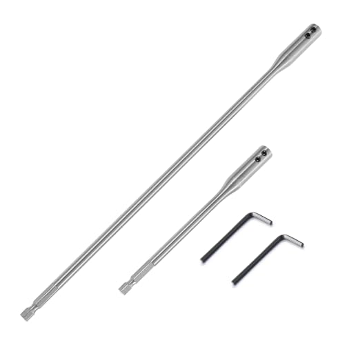Saipor 4 Stück 1/4 Verlängerungs-Bit-Set, Holzspaten Bohrer Verlängerung 6 und 12 Zoll mit 2 Stück Schlüssel, Hartstahl Bohrerhalter für Drechsler, Möbel, Tischlerei und Bau Saipor 4 Stück 1/4 Verlängerungs-Bit-Set, Holzspaten Bohrer Verlängerung 6 und 12 Zoll mit 2 Stück Schlüssel, Hartstahl Bohrerhalter für Drechsler, Möbel, Tischlerei und Bau von Saipor