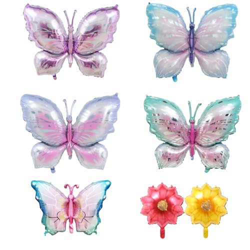 7 Folienballon Geburtstag Folienballon Schmetterling Luftballons Set Mädchen Schmetterling Folienballon Geburtstag Party Deko für Schmetterling Thema Party,Hochzeit,Geburtstag,Babyparty 7 Folienballon Geburtstag Folienballon Schmetterling Luftballons Set Mädchen Schmetterling Folienballon Geburtstag Party Deko für Schmetterling Thema Party,Hochzeit,Geburtstag,Babyparty von Saituo Home