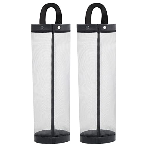 Plastiktütenhalter, 2 Packungen, Netzstoff, Hängeaufbewahrung, Spender, faltbar, atmungsaktiv, waschbar, Organizer für Küche, Müllaufbewahrung Plastiktütenhalter, 2 Packungen, Netzstoff, Hängeaufbewahrung, Spender, faltbar, atmungsaktiv, waschbar, Organizer für Küche, Müllaufbewahrung von Saiveina