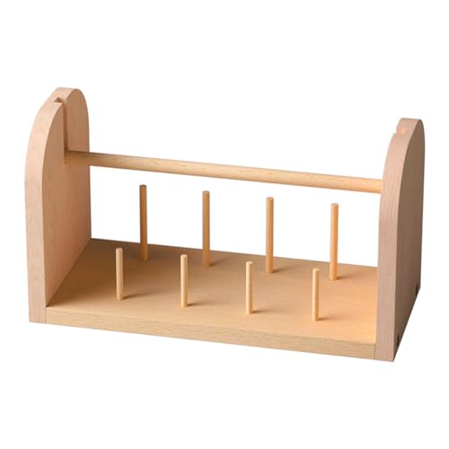 9 Spulen Stickereien Fadenhalter Holzfäden Spulenhalter Sticker Faden Organisatoren Rack Für Handnähung Stickerei 9 Spulen Stickereien Fadenhalter Holzfäden Spulenhalter Sticker Faden Organisatoren Rack Für Handnähung Stickerei von Saiyana
