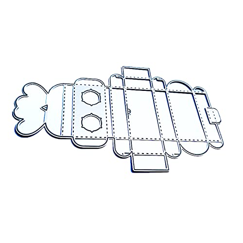 Saiyana Doppelloch-3D-Kuchenbox, Metall-Stanzformen, Schablone, DIY, Falten, für Koffer, Prägung, Scrapbooking, Schablone, Box Stanzformen für Kartenherstellung Saiyana Doppelloch-3D-Kuchenbox, Metall-Stanzformen, Schablone, DIY, Falten, für Koffer, Prägung, Scrapbooking, Schablone, Box Stanzformen für Kartenherstellung von Saiyana