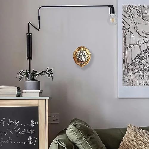 Hochglänzende Silikon Löwe Kopfform Wandmontage Valentiner Stereoform Ornamente Anhänger Epoxidharz Handwerksform Wand Hanging von Saiyana