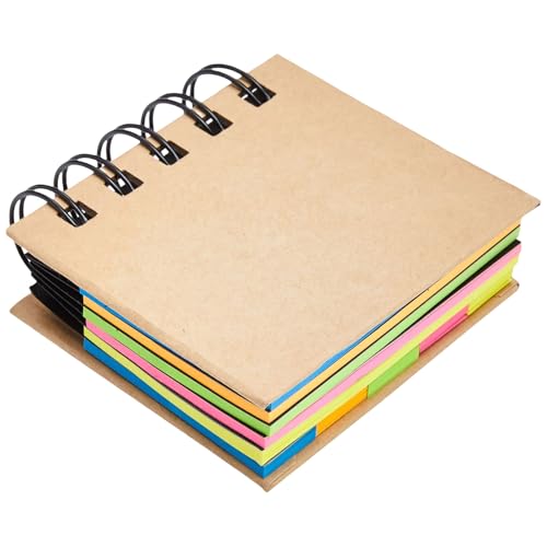Kleines Spiralnotizbuch Kleber Pad Hardcover Hartharte Haftnotiz Selbstklebende Memos Pad Kombination Note Pad Für Zuhause von Saiyana