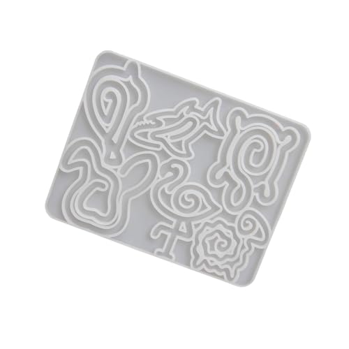 Kreatives Tierclip Silikonform Flexible Lebensmittel Werkzeug Für Handgefertigte Schmuck Und Etiketten Handgefertigte Lesezeichenform Für Die Bürodekoration von Saiyana
