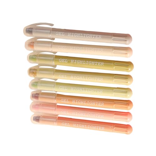 Saiyana 8 PCs Ästhetischer Highlighter Stift Highlighter Marker Bibel Highlighter Fluoreszenz Stift Bibel Marker Stiftschule Vorräte von Saiyana