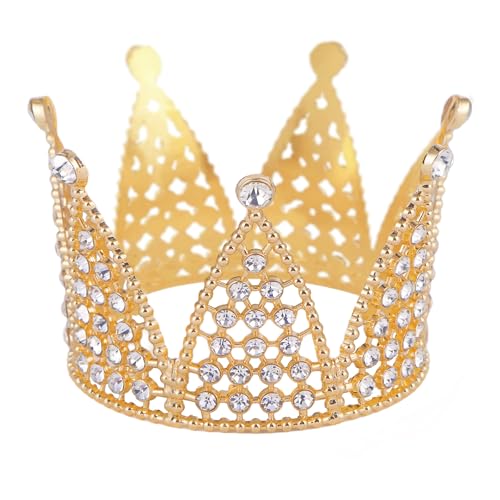Saiyana Elegante goldene Prinzessin-Geburtstagskronen für Mädchen Party Accessoire auffällige Legierungen mit funkelnden Kristal Saiyana Elegante goldene Prinzessin-Geburtstagskronen für Mädchen Party Accessoire auffällige Legierungen mit funkelnden Kristal von Saiyana