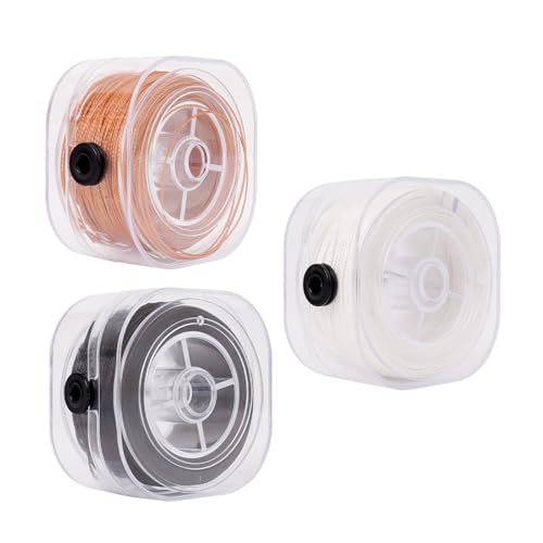 Saiyana Nylon Polsterfaden 3spools Nylonnähfädel Für Leder Polsterschuhbeutel Handnähte Nähmaschine Saiyana Nylon Polsterfaden 3spools Nylonnähfädel Für Leder Polsterschuhbeutel Handnähte Nähmaschine von Saiyana