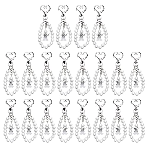 Saiyana Schutzengel-Schlüsselanhänger für Hochzeit, Braut, Party, Schlüsselanhänger mit Schmuck, Handtasche, Schutzengel-Anhänger für Damen, 20 Stück von Saiyana
