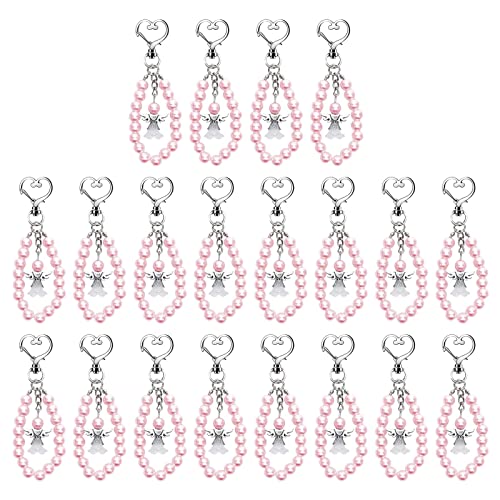 Saiyana Schutzengel-Schlüsselanhänger für Hochzeit, Braut, Party, Schlüsselanhänger mit Schmuck, Handtasche, Schutzengel-Anhänger für Damen, 20 Stück von Saiyana