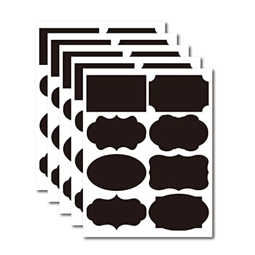 Wiederverwendbare Kreidetafel-Etiketten für Gläser, Partys, Dekoration, Bastelräume, Hochzeiten, Aufbewahrung, Organisieren, Zuhause, löschbar, wasserdicht, Kreidetafel-Etiketten, Aufkleber, löschbar, Wiederverwendbare Kreidetafel-Etiketten für Gläser, Partys, Dekoration, Bastelräume, Hochzeiten, Aufbewahrung, Organisieren, Zuhause, löschbar, wasserdicht, Kreidetafel-Etiketten, Aufkleber, löschbar, von Saiyana