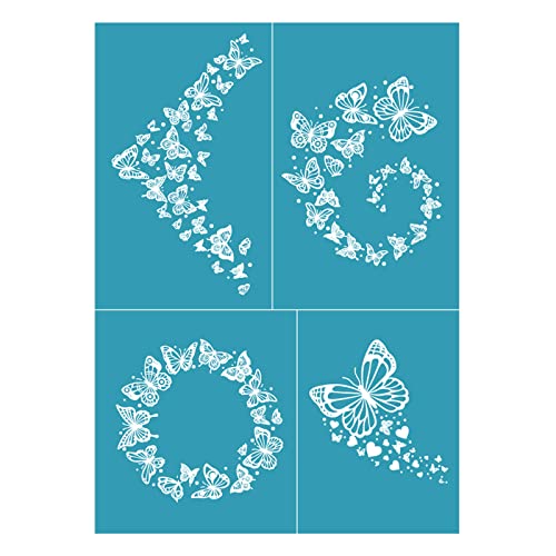 for Butterfly Selbstklebende Siebdruck-Schablone Netz-Transfers Siebdruck-Schablonen für T-Shirts for Butterfly Selbstklebende Siebdruck-Schablone Netz-Transfers Siebdruck-Schablonen für T-Shirts von Saiyana
