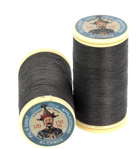 Sajou Knäuel mit Handschuh-Garn – Patchwork-Garn und aufgetragen, chinesisches Garn – hergestellt in Frankreich – Farbe 190: Schiefer Sajou Knäuel mit Handschuh-Garn – Patchwork-Garn und aufgetragen, chinesisches Garn – hergestellt in Frankreich – Farbe 190: Schiefer von Sajou