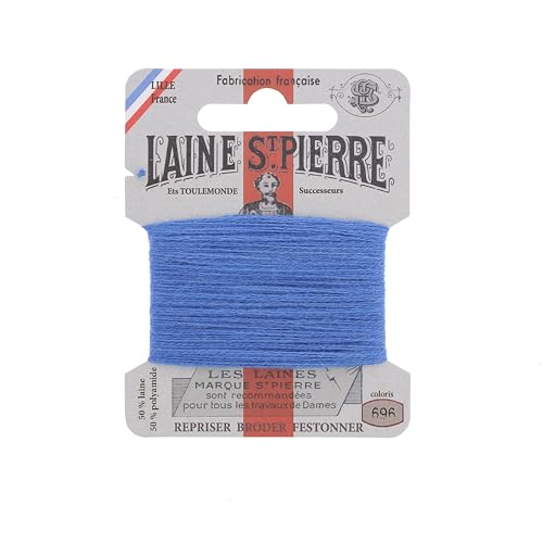 Sajou Wollkarte Saint-Pierre Farbe Air Force: 696 von Sajou