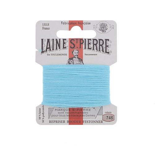 Sajou Wollkarte Saint-Pierre Farbe Türkis: 746 von Sajou