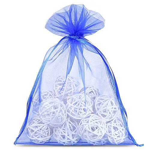 Saketos Organzasäckchen 10 Stück - Schmuckbeutel Blau - Säckchen 18 cm x 24 cm - Geschenkbeutel Durchsichtig - Ideal als Geschenksäckchen Saketos Organzasäckchen 10 Stück - Schmuckbeutel Blau - Säckchen 18 cm x 24 cm - Geschenkbeutel Durchsichtig - Ideal als Geschenksäckchen von Saketos