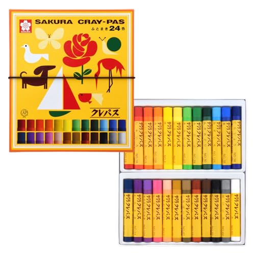 24 Farben Sakura Color Pastellkreide dick rollen (Japan-Import) von Sakura Cray-Pas