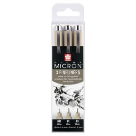 Pigment Liner Sakura Pigma Micron Set Schwarz Pigment Liner Sakura Pigma Micron Set Schwarz von Sakura