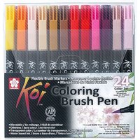 Pinselstift Koi Coloring Brush Set, 24 Farben von Multi