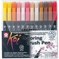 Pinselstift Koi Coloring Brush Set, 48 Farben von Multi