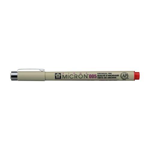 SAKURA Fineliner PIGMA MICRON 005, rot SAKURA Fineliner PIGMA MICRON 005, rot von Sakura
