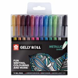 Gelly Roll Metallic Gelstifte 12 Stück Gelly Roll Metallic Gelstifte 12 Stück von Sakura