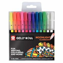 Gelly Roll Moonlight Gelstifte Neon 12 Stück von Sakura