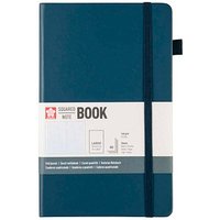 Sakura Notizbuch ca. DIN A5 kariert, dunkelindigo Hardcover 160 Seiten, 1 St. von Sakura