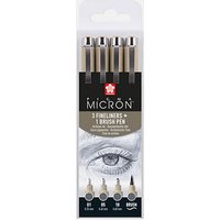 Sakura Pigma Micron Fineliner-Set farbsortiert 0,25 + 0,45 + 0,60 mm, 4 St. Sakura Pigma Micron Fineliner-Set farbsortiert 0,25 + 0,45 + 0,60 mm, 4 St. von Sakura