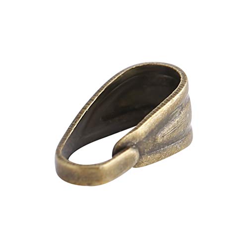Gold Prise Bail Anhängeranschluss | 300pcs Legierung Schmuck Kautionen | Schnappverschluss für Ohrringe, Armbänder, Halsketten (GOLD) (SILVER) (antike Bronze) von Saluaqui