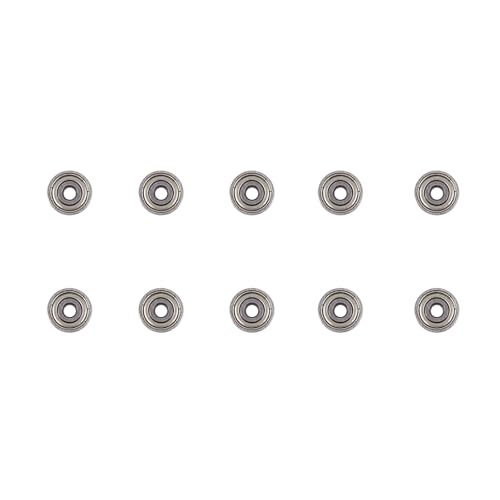 Hochgeschwindigkeits-Kugellager aus Kohlenstoff-Chrom-Stahl, Abgeschirmt, 623ZZ, 10 Stück, 3 X 10 X 4 Mm, mit Abgedichteter Präzision für Skateboards, Roller, Inline-Skates Hochgeschwindigkeits-Kugellager aus Kohlenstoff-Chrom-Stahl, Abgeschirmt, 623ZZ, 10 Stück, 3 X 10 X 4 Mm, mit Abgedichteter Präzision für Skateboards, Roller, Inline-Skates von Saluaqui
