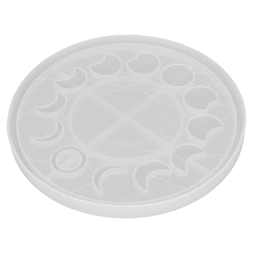 Mondphase -Tablettform für DIY -Kunsthandwerk Mondfinsterniscrescent Harzgussformen für Schmuckherstellung und Home Dekoration Flexibel und Einfach zu Verwenden Silikonmaterial von Saluaqui