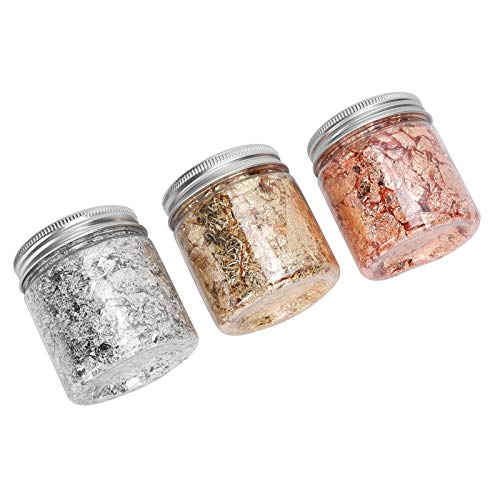Nachahmung Gold Silber Folienflocken für Nagelkunstdekoration - Hochglanz -Glitzer -Maniküre -Pailletten für Harzschmuck, Acrylfarbe und Viskoseproduktion Nachahmung Gold Silber Folienflocken für Nagelkunstdekoration - Hochglanz -Glitzer -Maniküre -Pailletten für Harzschmuck, Acrylfarbe und Viskoseproduktion von Saluaqui