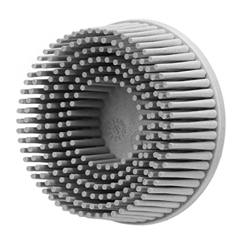 Saluaqui 2 -Zoll -Borstenscheibenscheibenscheiben Schleifbeschichtung Entfernungsscheibe für die Metallburr Rostreinigung Grüner, Effizienter Schaftbefestigung des Schafts (GREY) von Saluaqui